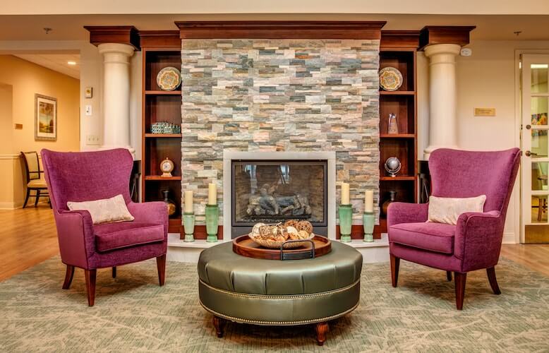 Cozy fire place